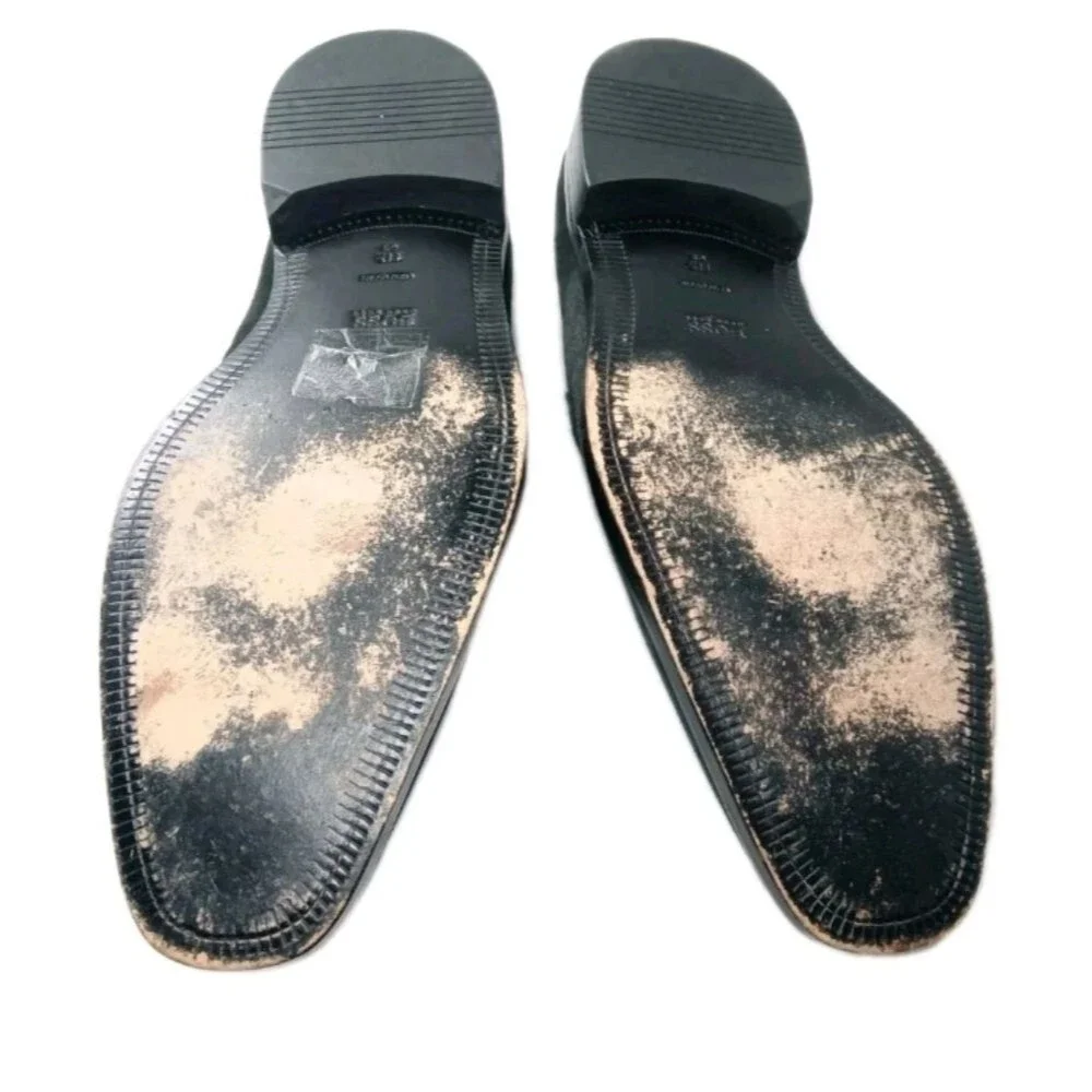 Hugo Boss Varmio Black Suede Loafers Men's Size 11.5 Retail $225